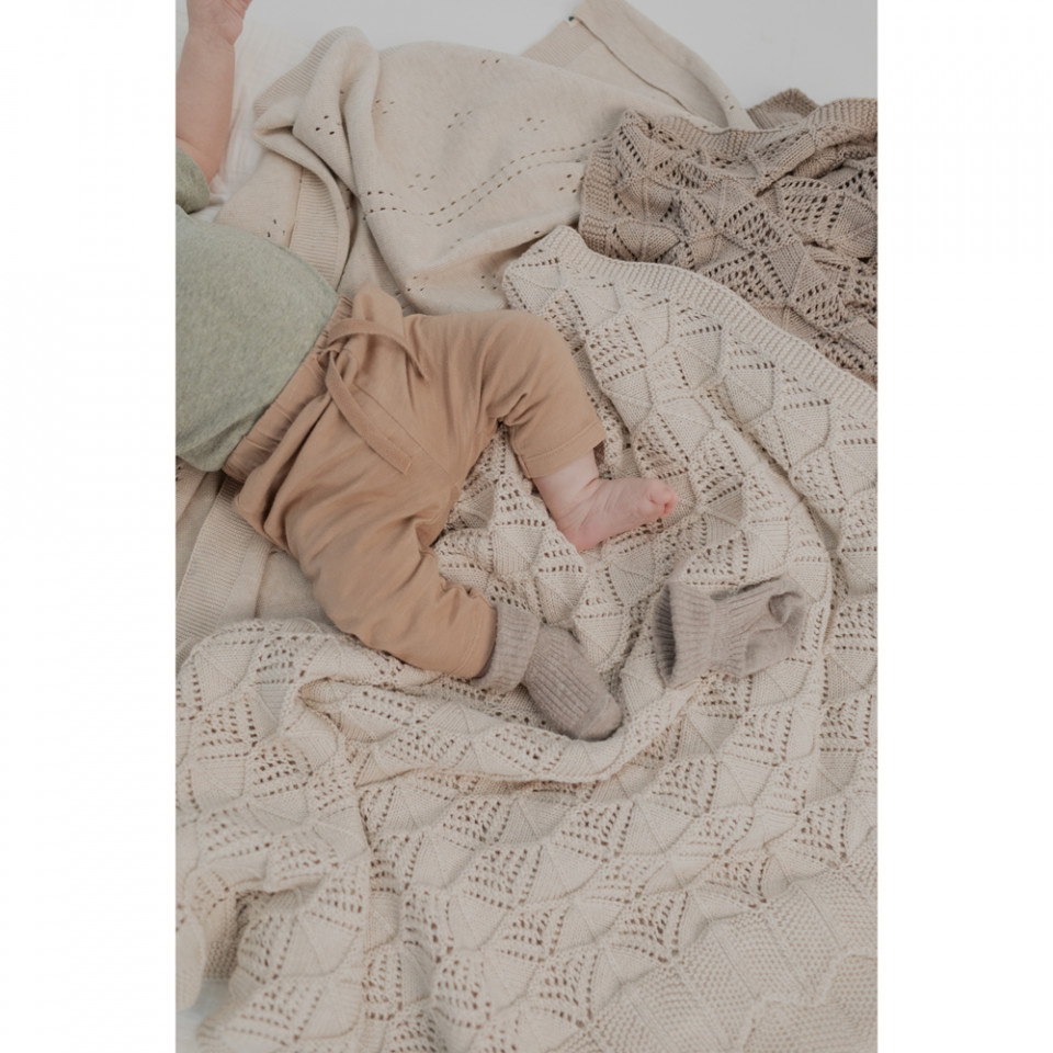 Baby blanket Blanket Pointelle